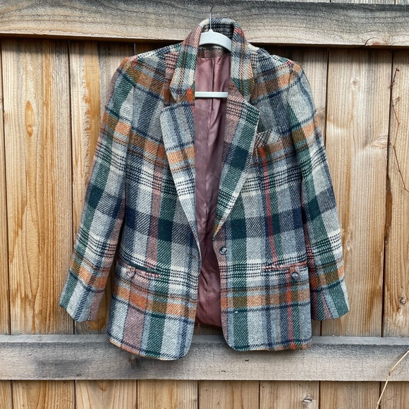 PLAID BLAZER - Picture 4 of 5